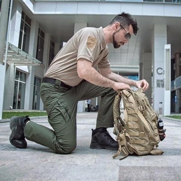 Herren Taktische Cargohose | Gerader Schnitt