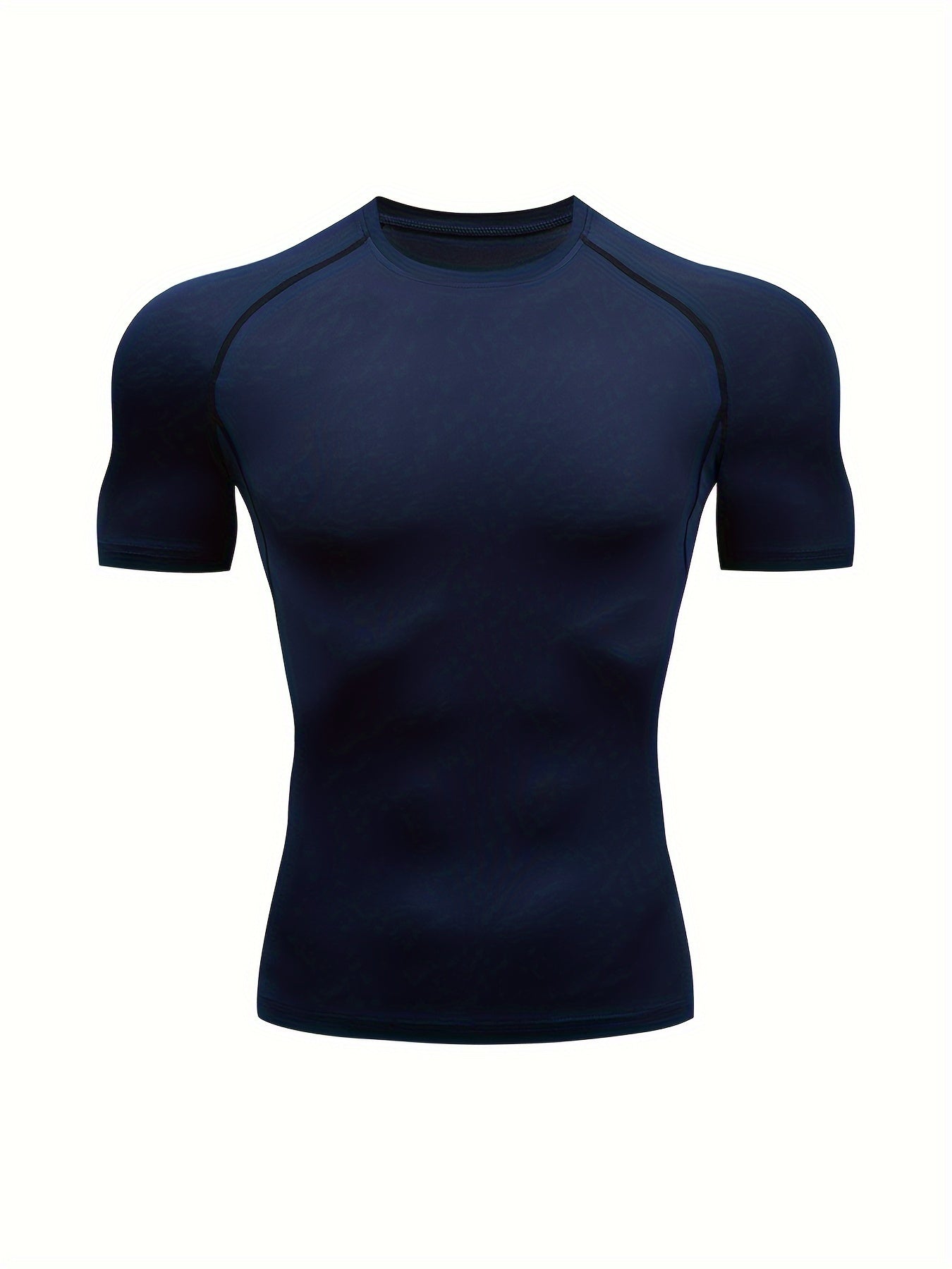 Herren Fitness T-Shirt | Körpernahes Kurzarmshirt | Schmale Silhouette | Moderner Sportlook