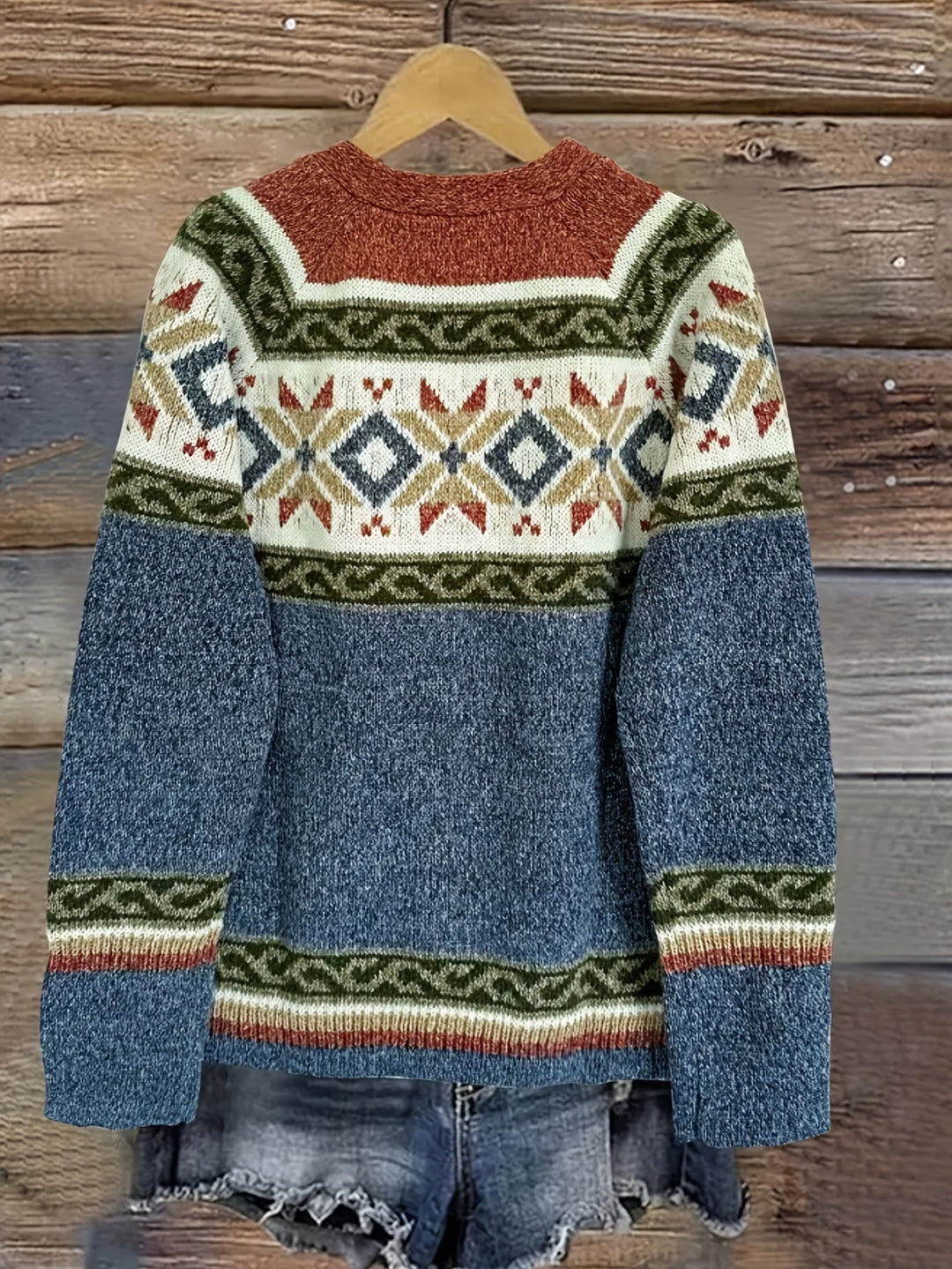 Wren | Women's Patterned Button-Front Cardigan