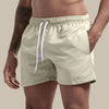 Herren Shorts Kordelzug Bund Seitentaschen Über Knie Freizeit Stil Shorts | Einfarbig