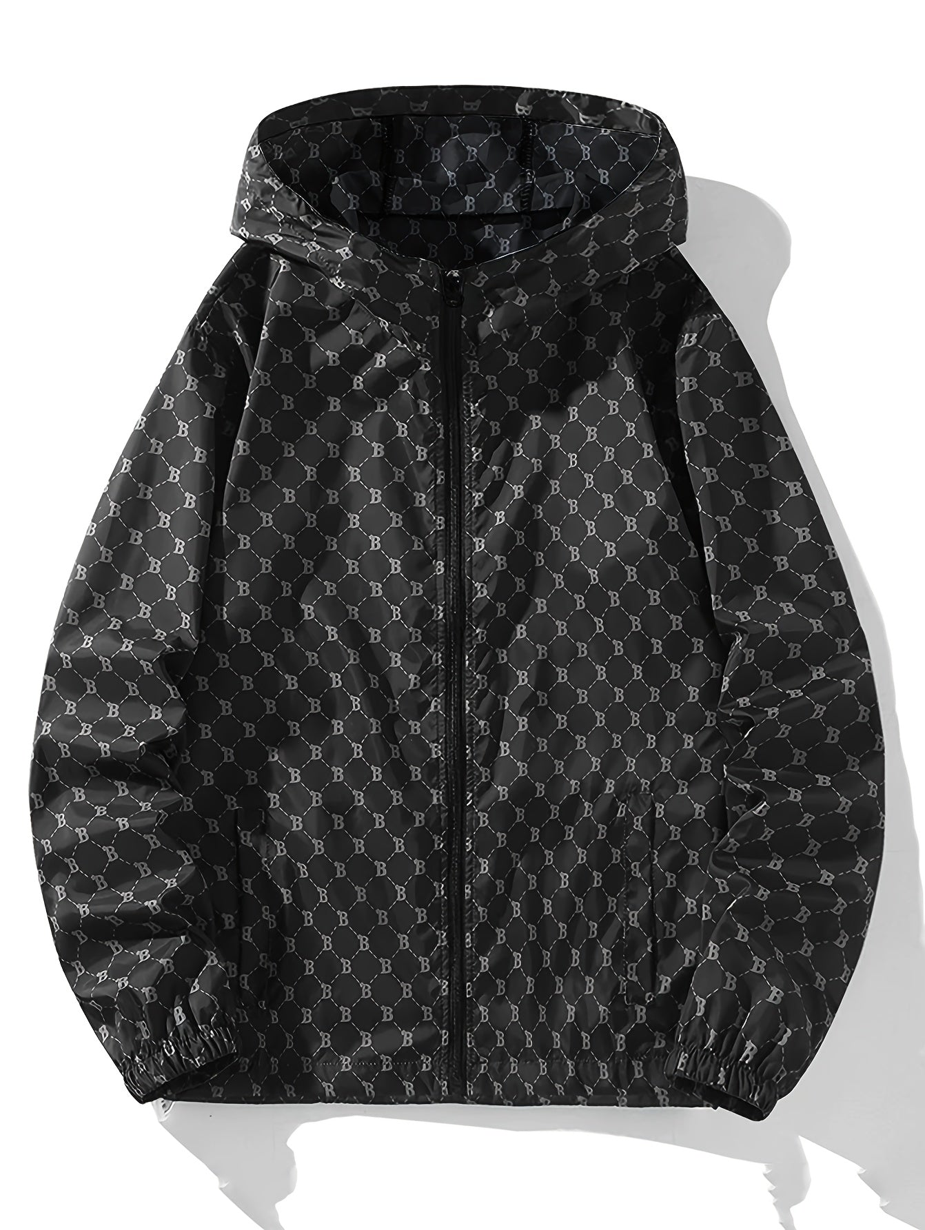 Veste à capuche pour homme | Coupe régulière | Veste légère zippée | Loisirs et plein air