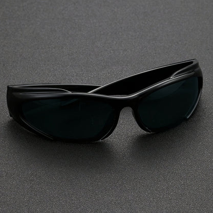 Herren Sonnenbrille | Schmale Wraparound Passform | Sportliches Rahmendesign | Freizeit Outdoor Look