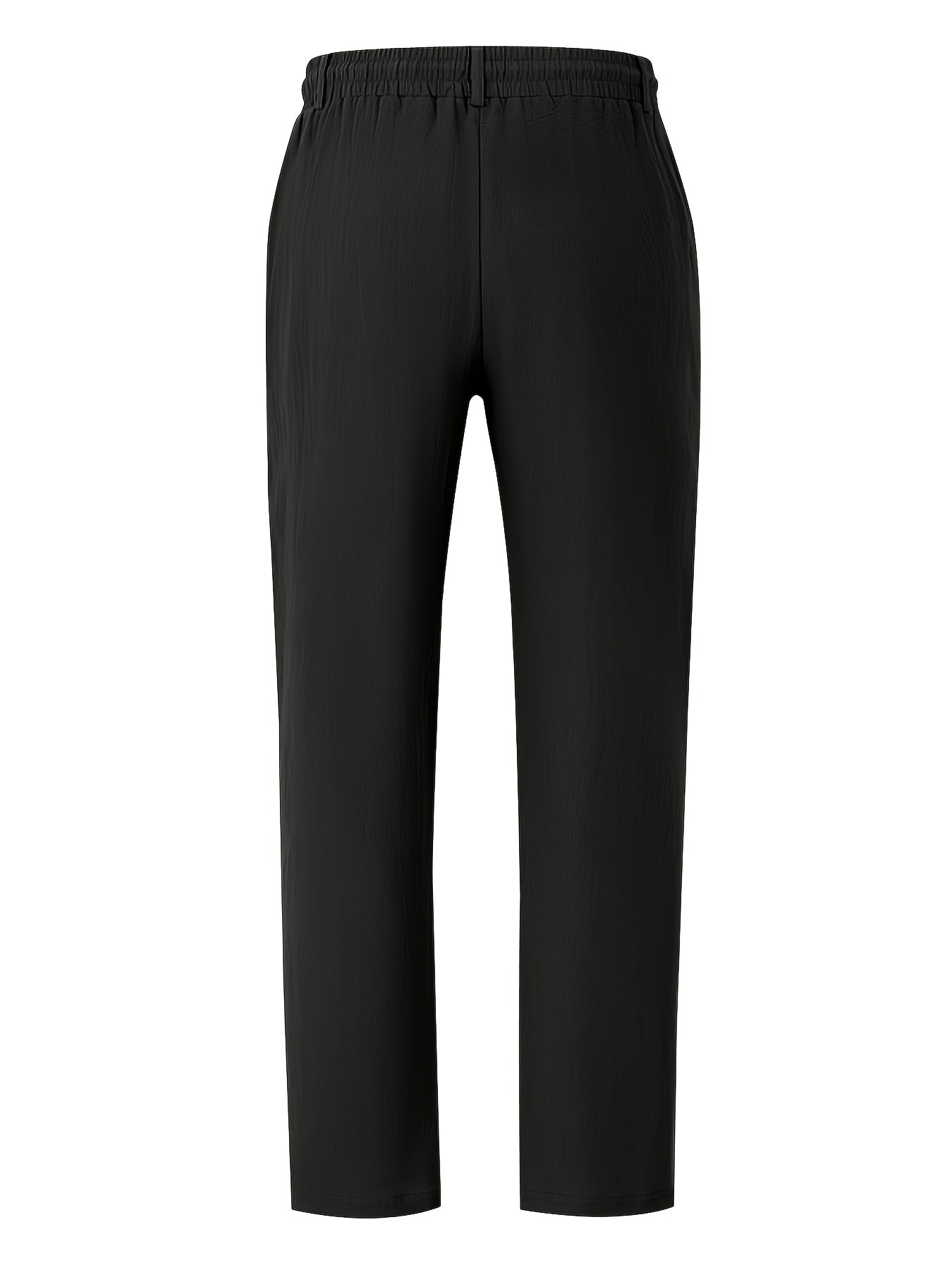 Herrenhose | Regular Fit Hose mit Geradem Bein | Kordelzugbund | Lässiger Sommerstil