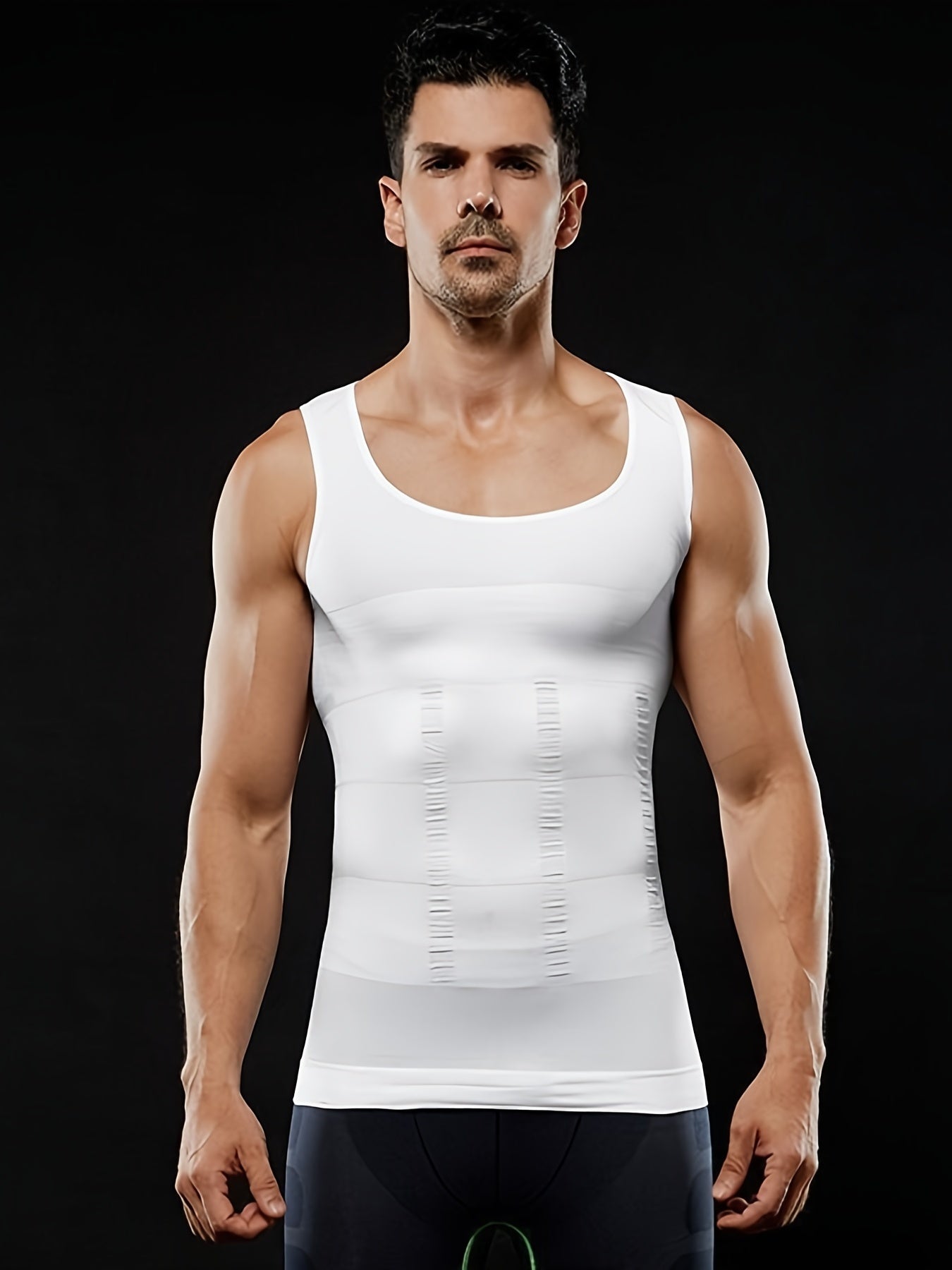Herren Kompressions Tank Top mit schmaler Passform und Shapewear Effekt | Body Shaper