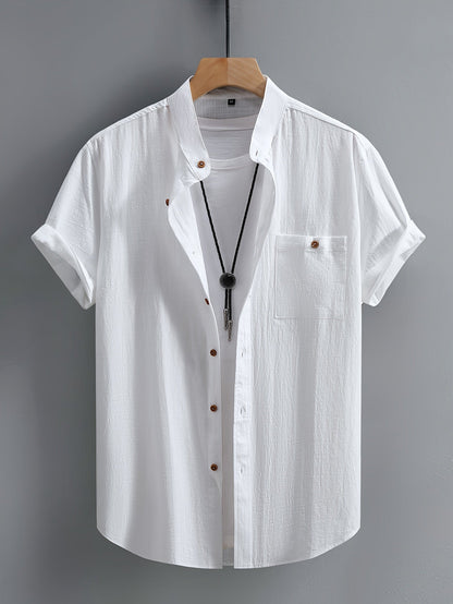 Damian | Camicia casual da uomo a maniche corte