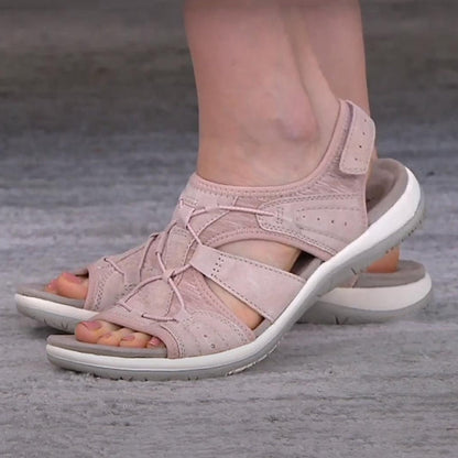 Damen Offene Sandalen mit verstellbaren Riemen | Sommer