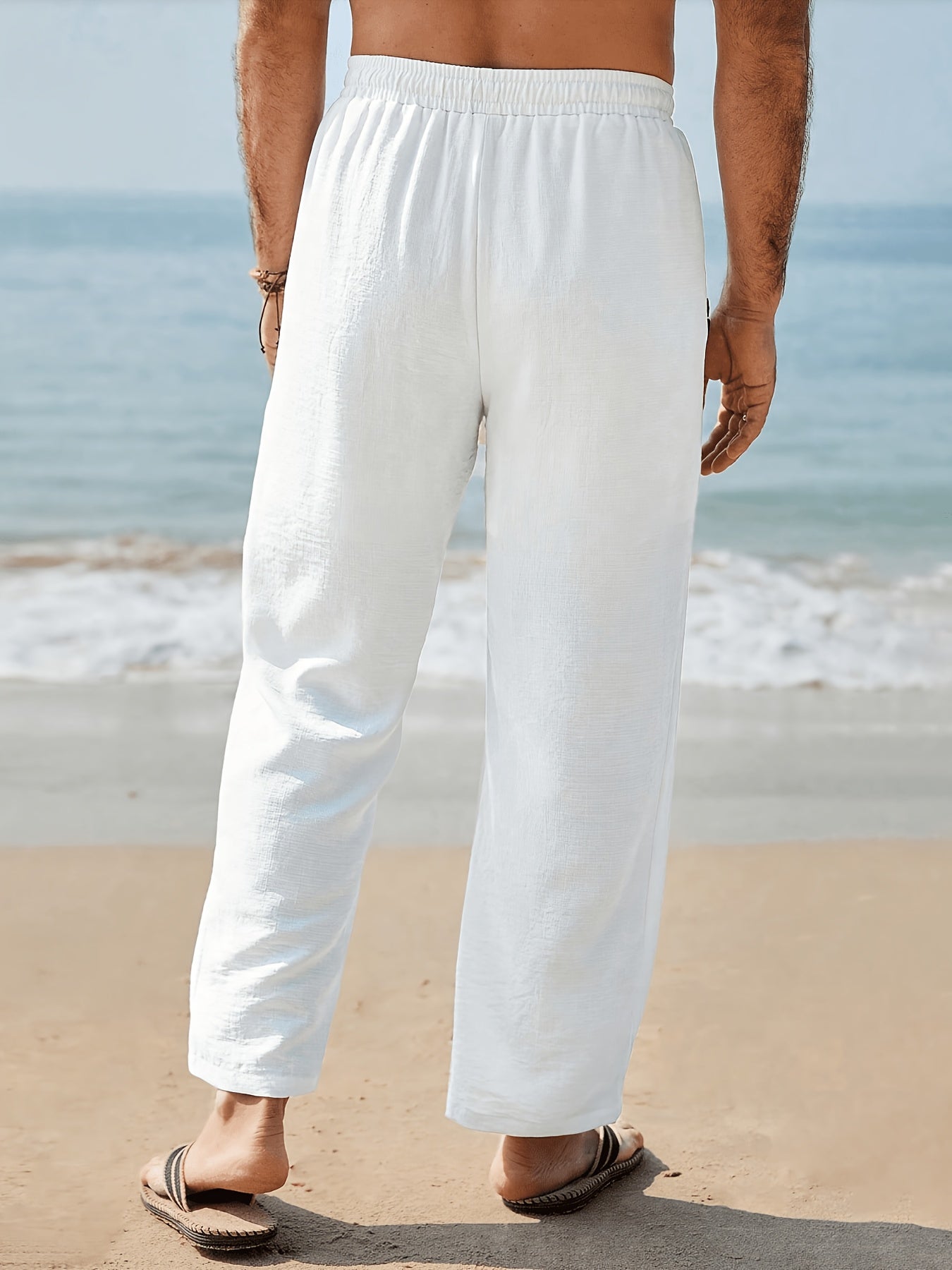 Pantaloni de trening pentru bărbați | Croială lejeră | Șnur și croială relaxată | Stil minimalist casual