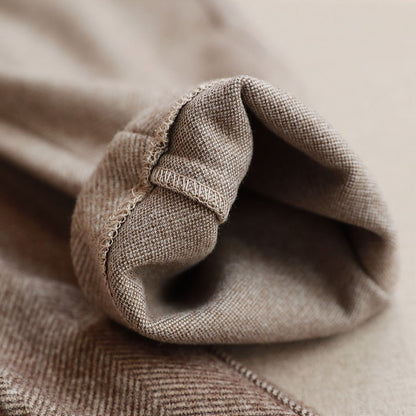 Pantalon droit femme avec plis | Plis avant