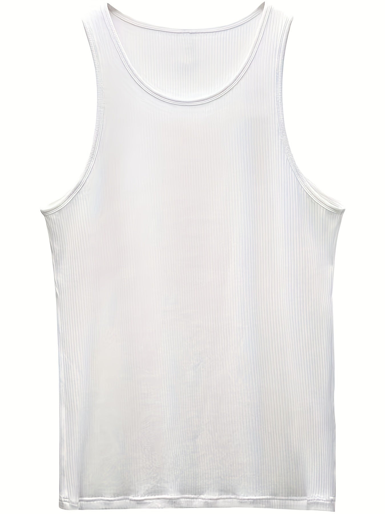 Norbert | Męski tank top z prążkowaną strukturą