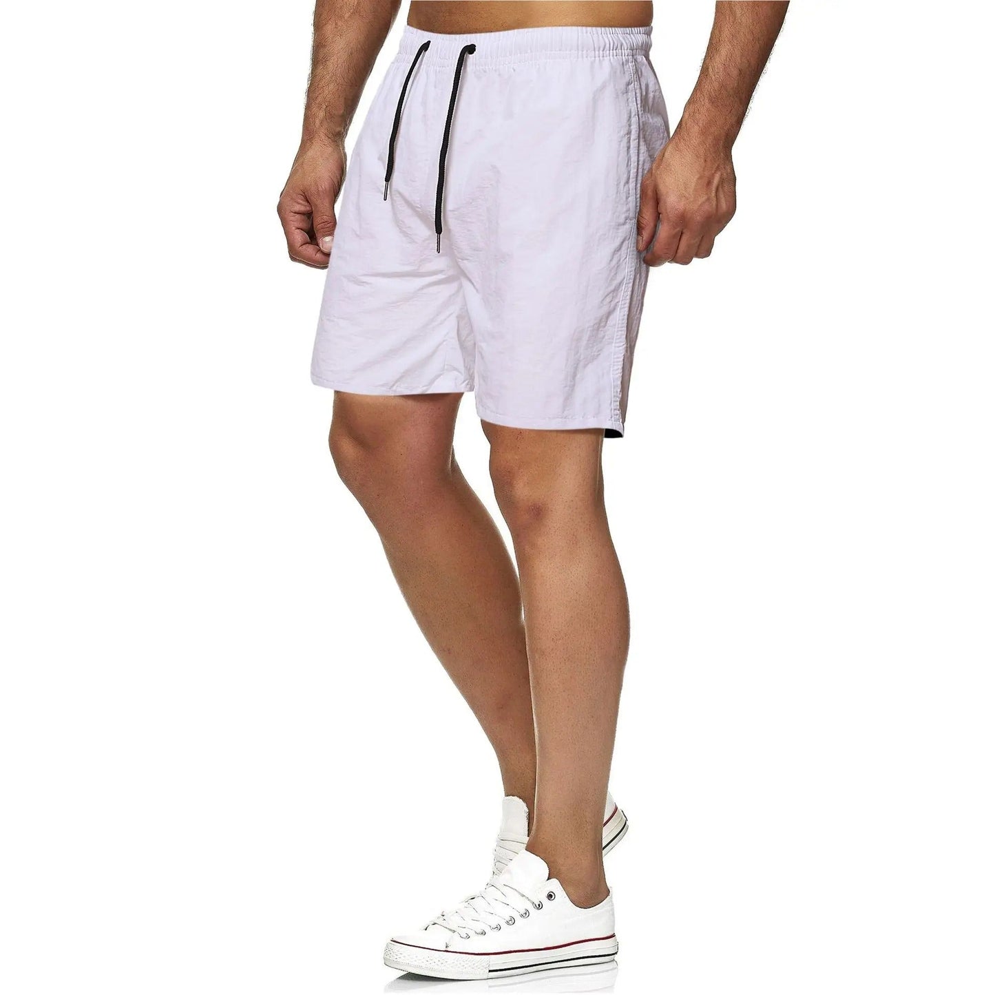Pantaloncini da uomo con coulisse tinta unita | Basic