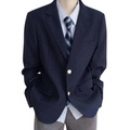 Herren Blazer mit klassischer Passform einfacher Knopfleiste und Knopfverschluss | Reverskragen