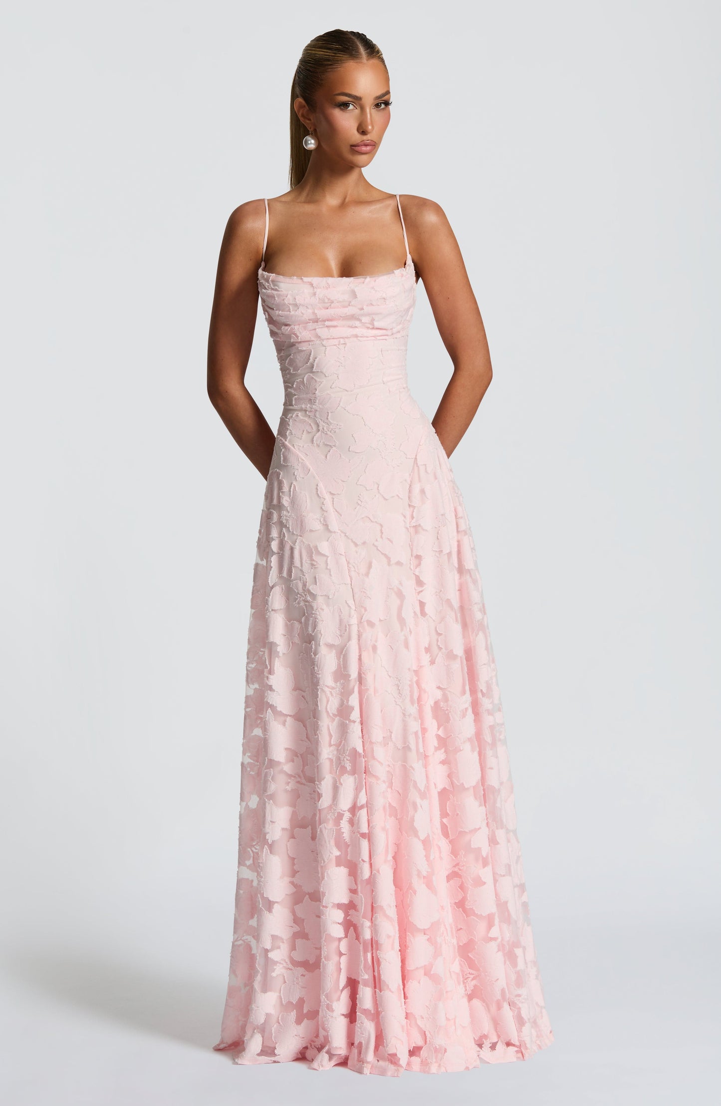 Damen Ärmelloses Spaghettiträger Kleid | Maxi