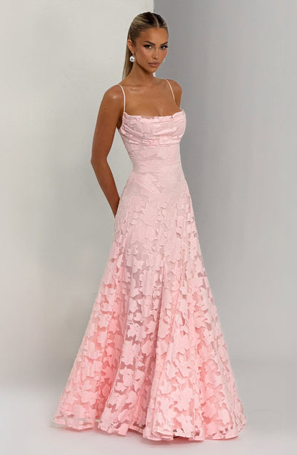 Damen Ärmelloses Spaghettiträger Kleid | Maxi