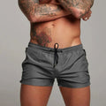 Herren Shorts Bund Kordelzug Reißverschluss Taschen Kurz Geschnitten Shorts | Sport