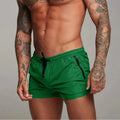 Herren Shorts Bund Kordelzug Reißverschluss Taschen Kurz Geschnitten Shorts | Sport