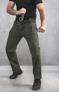 Herrenhose mit geradem Bein im Camouflage-Look | Cargo