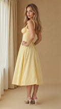 Damen Midikleid | Florales Design und Spaghettiträger | Eleganter Sommer-Look