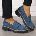 Damen Flache Slip-On Loafer | Klassisch