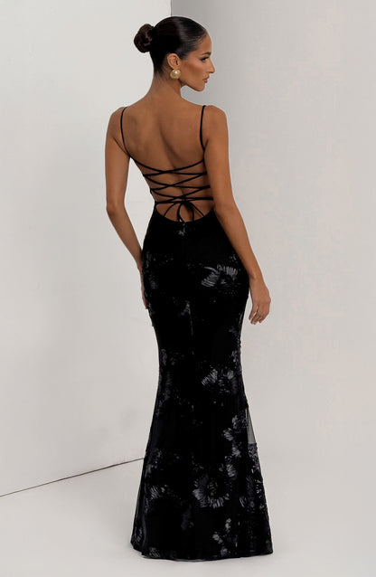 Damen Ärmelloses Maxikleid Mit Herzförmigem Ausschnitt Bodycon Passform | Figurbetont