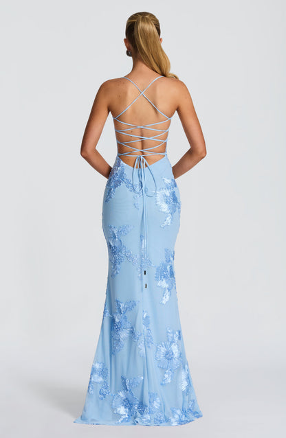 Damen Ärmelloses Maxikleid Mit Herzförmigem Ausschnitt Bodycon Passform | Figurbetont