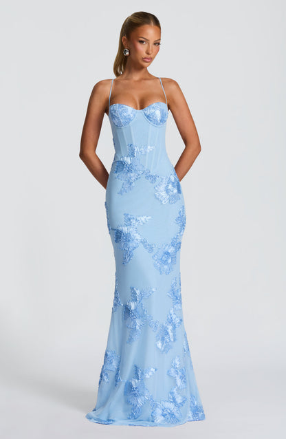 Damen Ärmelloses Maxikleid Mit Herzförmigem Ausschnitt Bodycon Passform | Figurbetont
