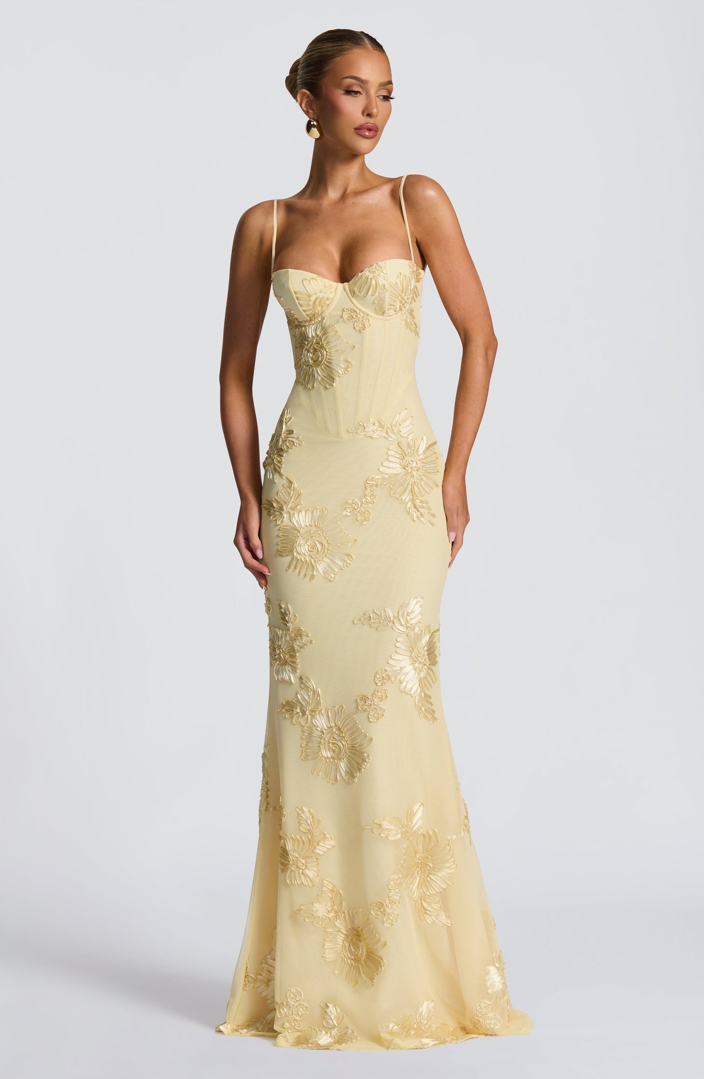Damen Ärmelloses Maxikleid Mit Herzförmigem Ausschnitt Bodycon Passform | Figurbetont