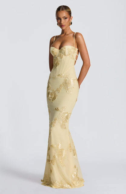 Damen Ärmelloses Maxikleid Mit Herzförmigem Ausschnitt Bodycon Passform | Figurbetont