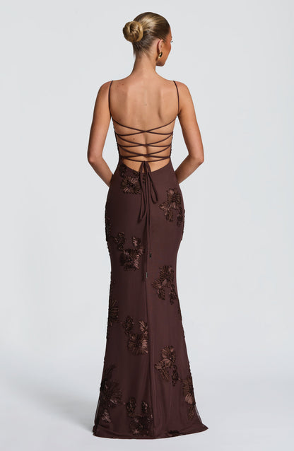 Damen Ärmelloses Maxikleid Mit Herzförmigem Ausschnitt Bodycon Passform | Figurbetont