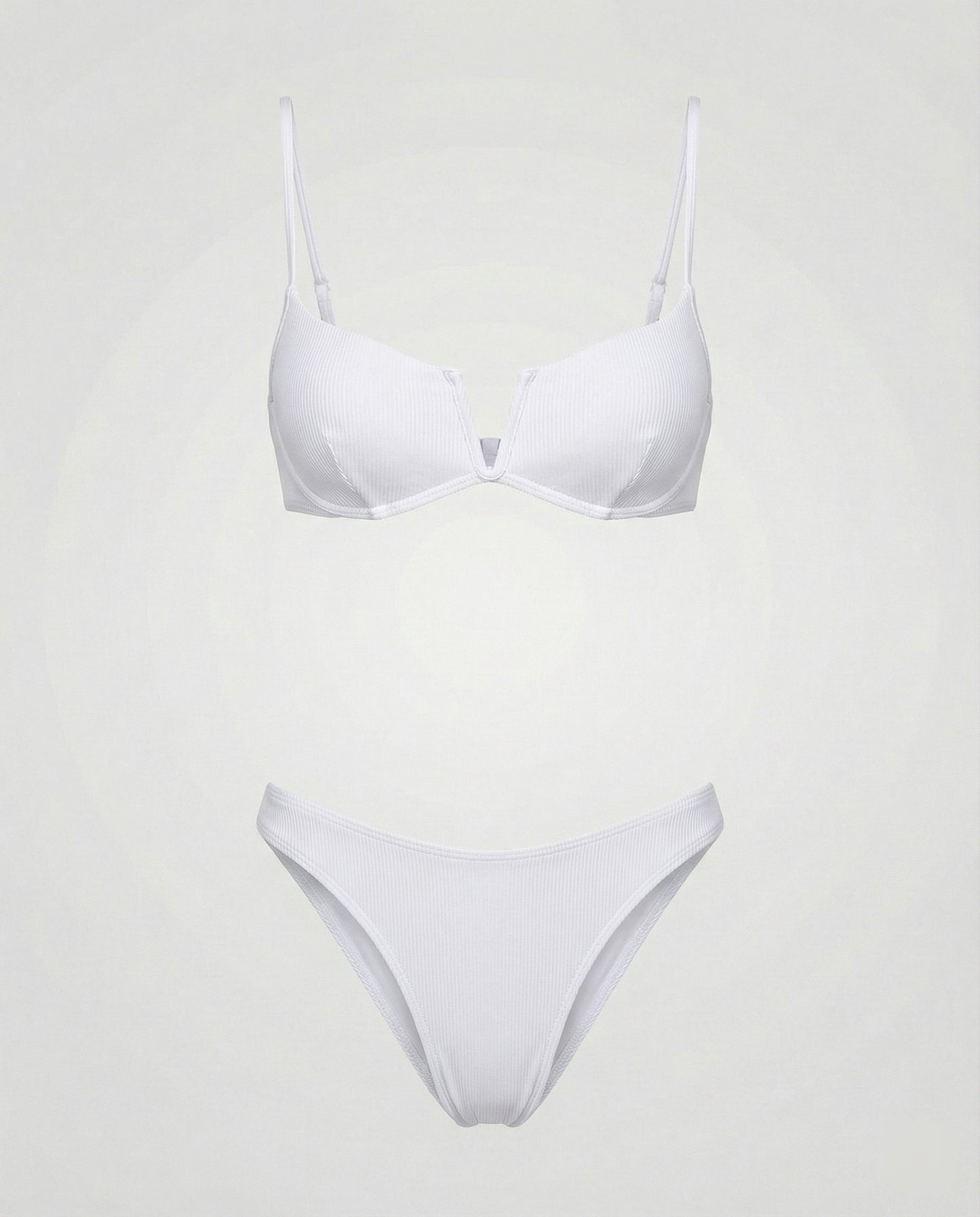 Bikini femme avec armatures et effet push-up | Bretelles réglables