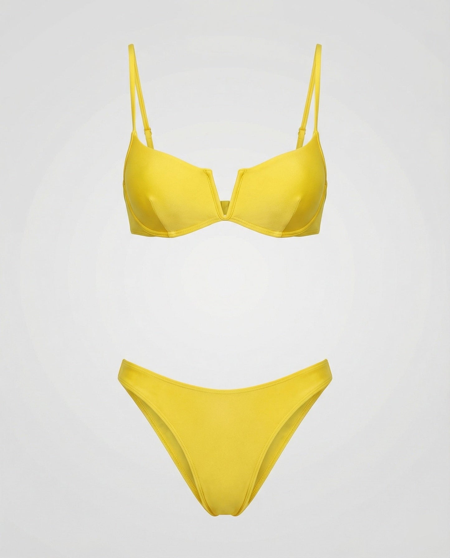 Bikini femme avec armatures et effet push-up | Bretelles réglables