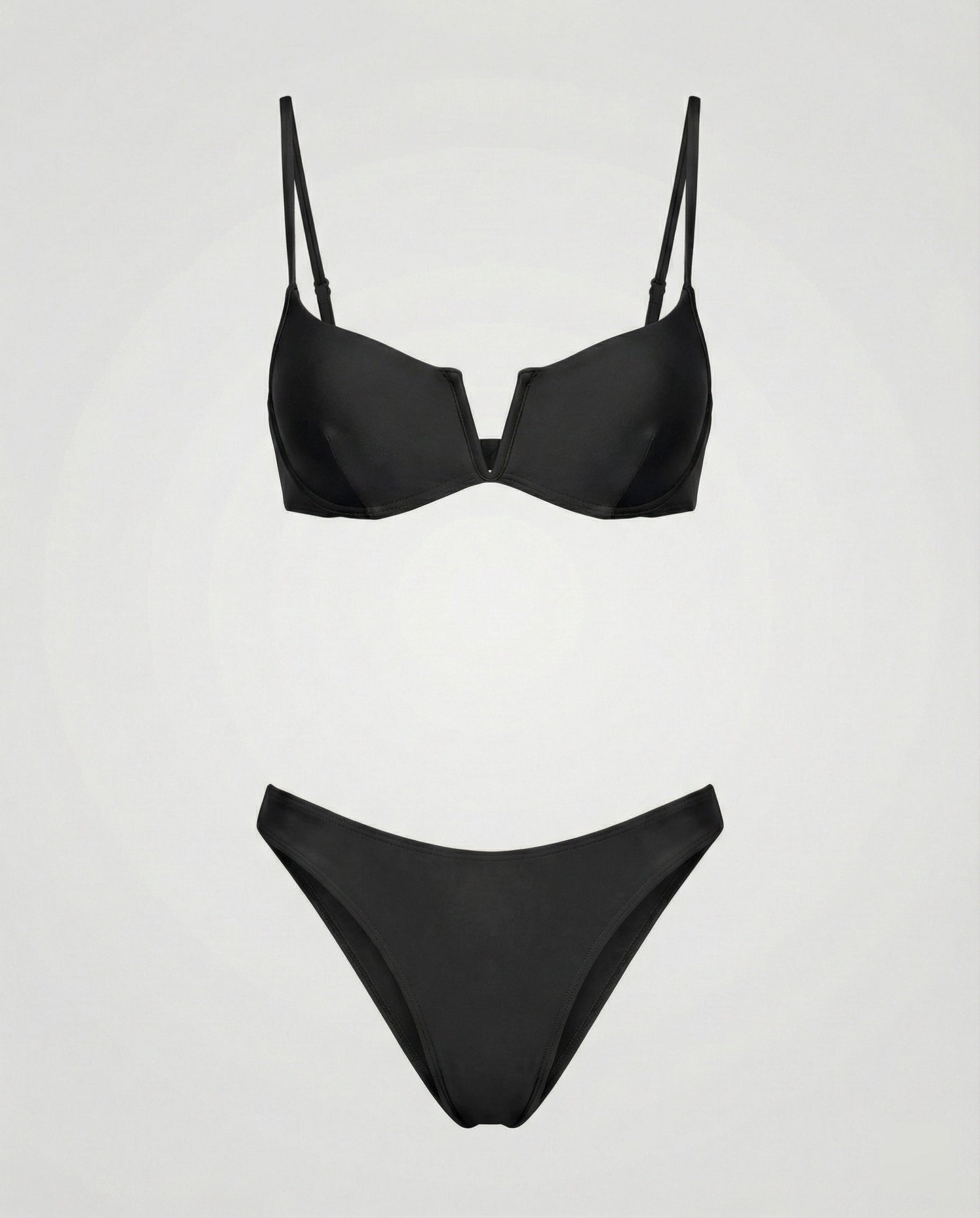 Bikini femme avec armatures et effet push-up | Bretelles réglables