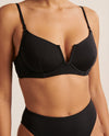 Bikini femme avec armatures et effet push-up | Bretelles réglables