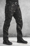 Herrenhose mit geradem Bein im Camouflage-Look | Cargo