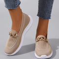 Damen Strick Loafer zum Hineinschlüpfen | Freizeit