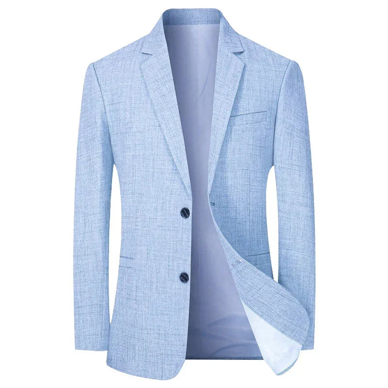 Herren Blazerjacke mit langen Ärmeln und klassischem Schnitt | Formal Look