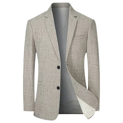 Herren Blazerjacke mit langen Ärmeln und klassischem Schnitt | Formal Look