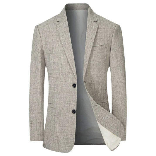 Herren Blazerjacke mit langen Ärmeln und klassischem Schnitt | Formal Look