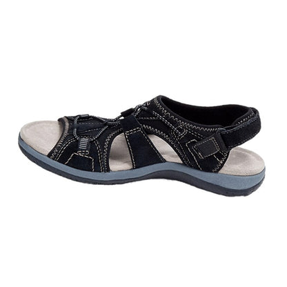 Damen Offene Sandalen mit verstellbaren Riemen | Sommer