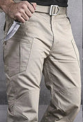 Herrenhose mit geradem Bein im Camouflage-Look | Cargo